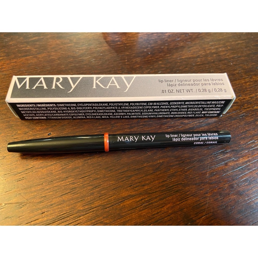 Mary Kay Lip Liner Coral Retractable Pencil‎ New in Box 0.01 oz